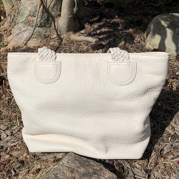 Talbots Handbags - Talbots white leather bag